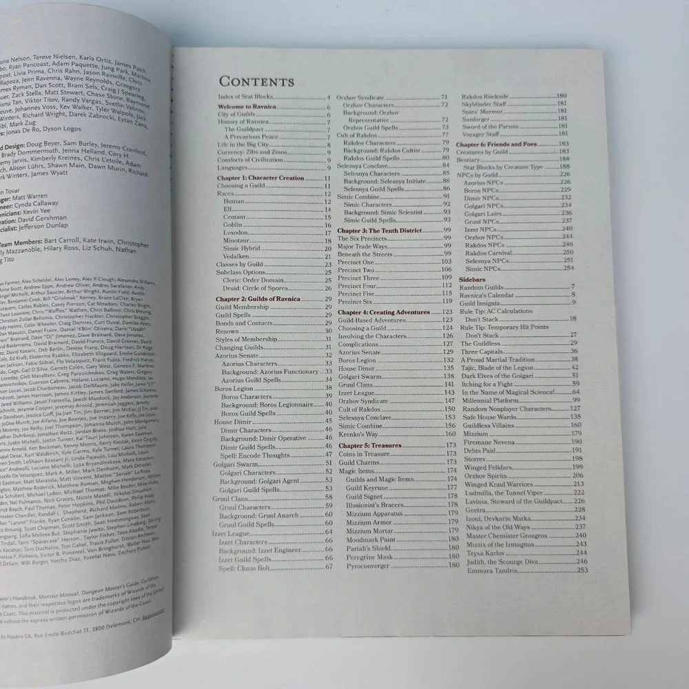 Guildmaster's Guide to Ravnica 5e 2018 Dungeons & Dragons Hardcover